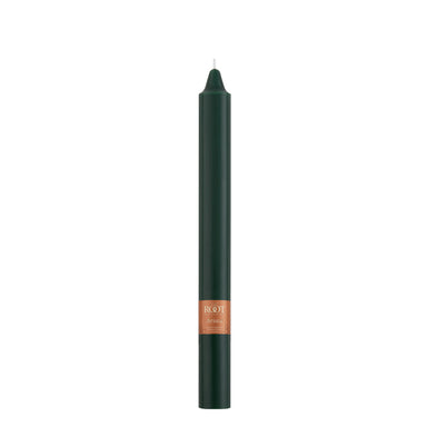 Root Arista Candle - 9" Dark Green    
