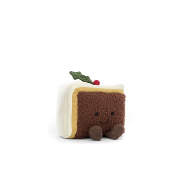 Jellycat Amumseable Slice of Christmas Cake    