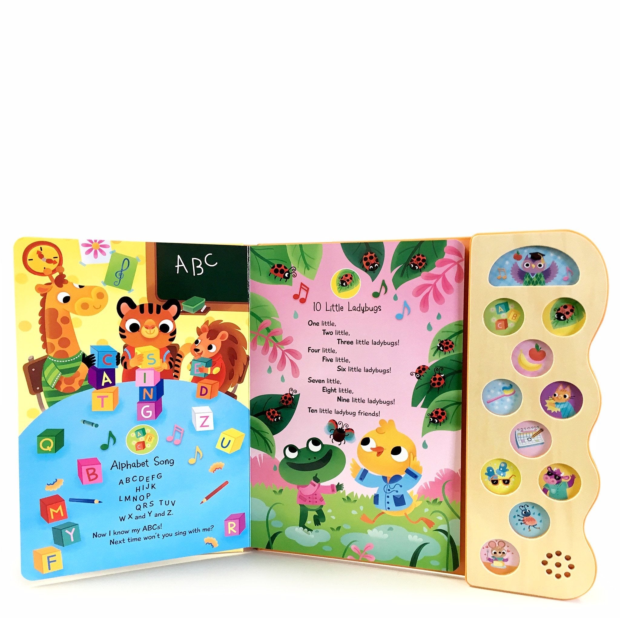 ABC and 123 Learning Songs Sound Book    