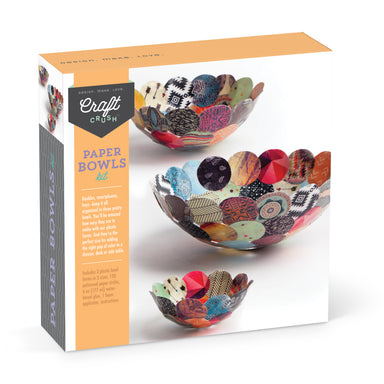 Paper Bowls Kit - Craft Crush    