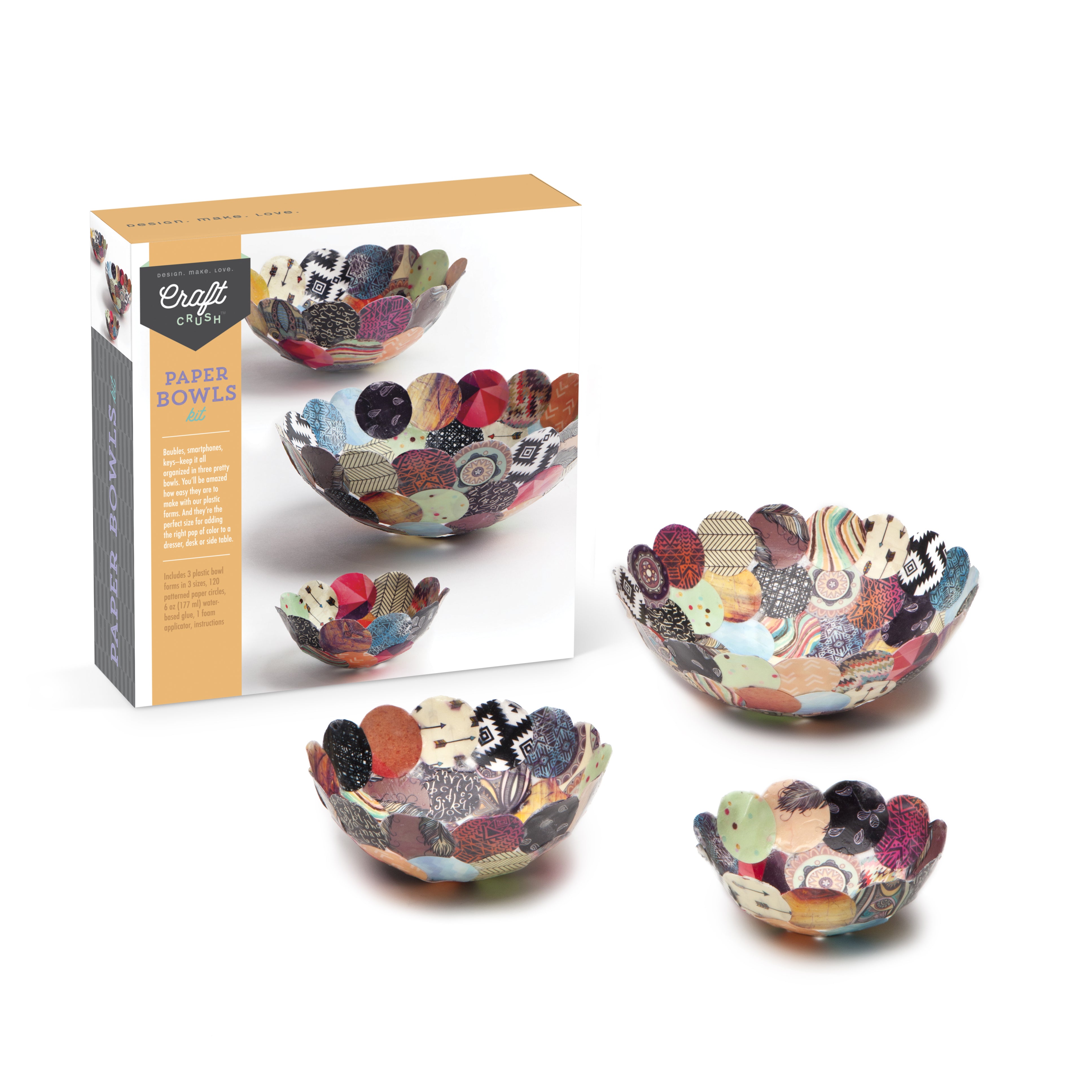 Paper Bowls Kit - Craft Crush    