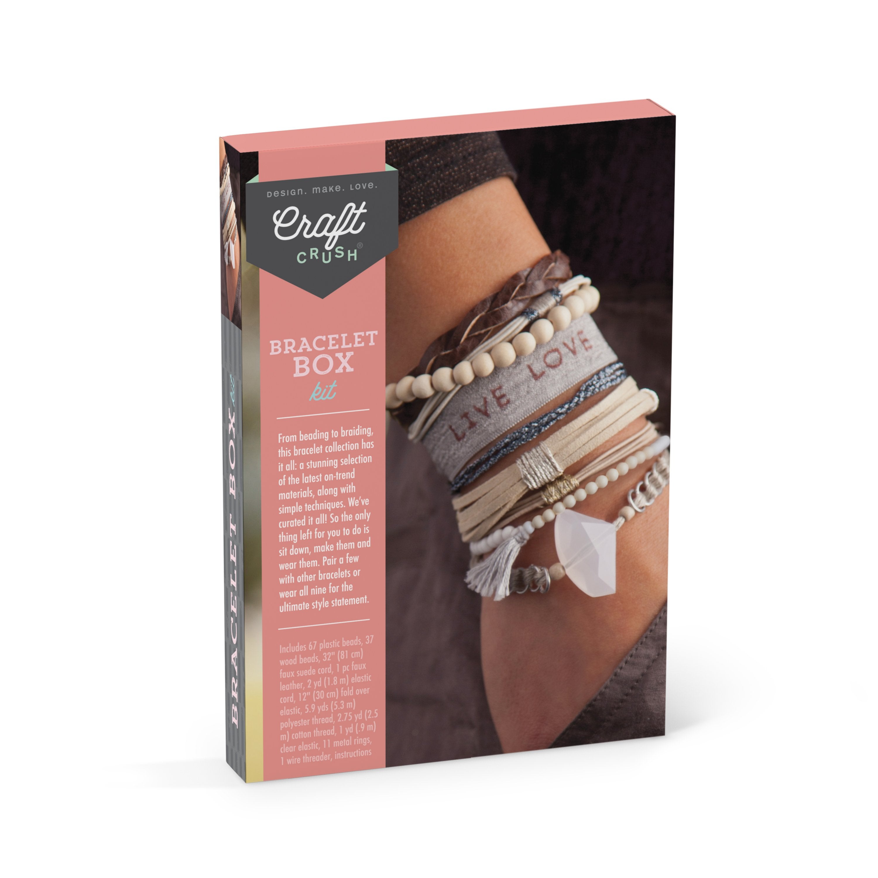 Craft Crush Bracelet Box Kit - Neutral Colors    