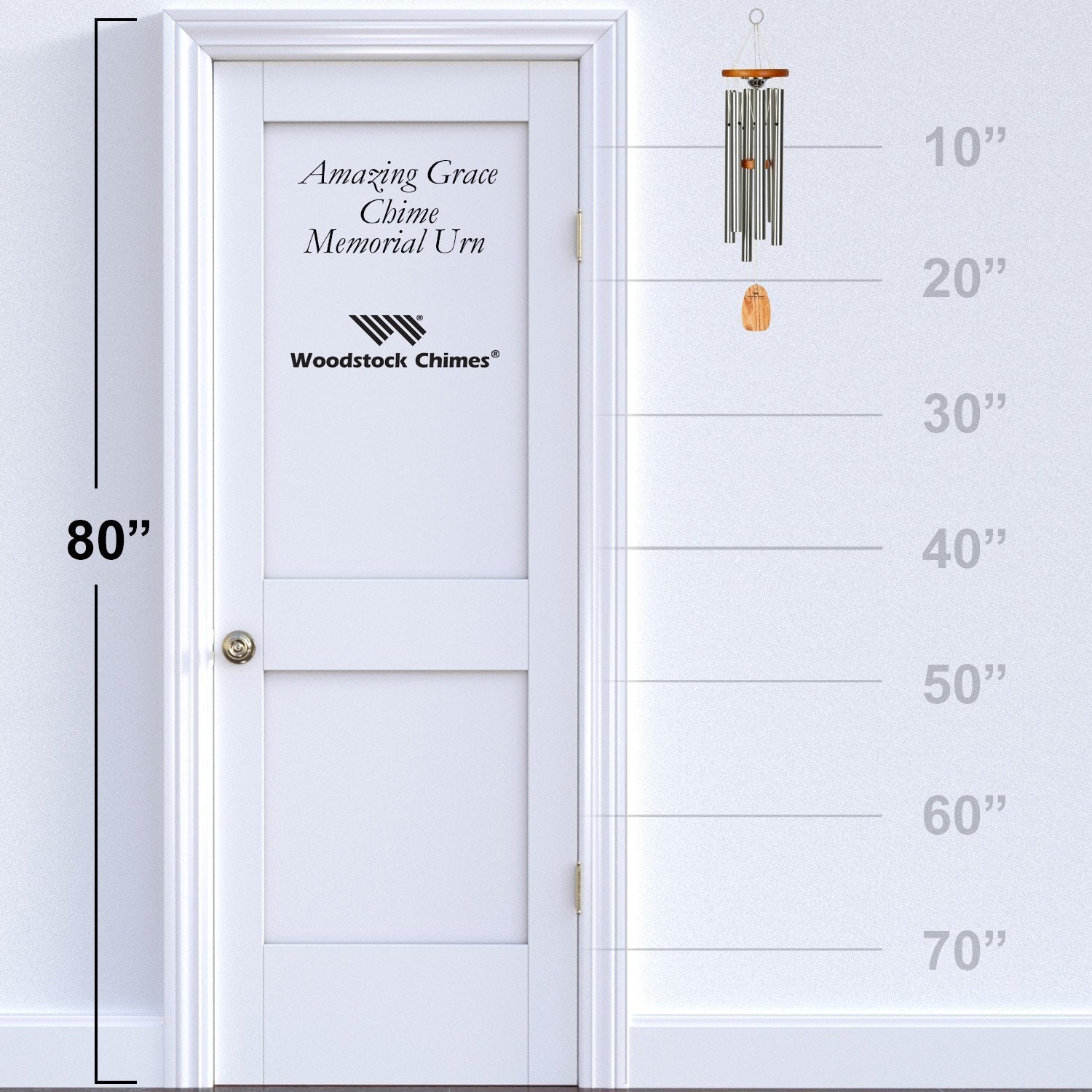 Amazing Grace Chime - Memorial Urn    