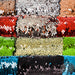 Earth Tone 67 Inch Sequin Snakes - Red, Green, Purple or Black    