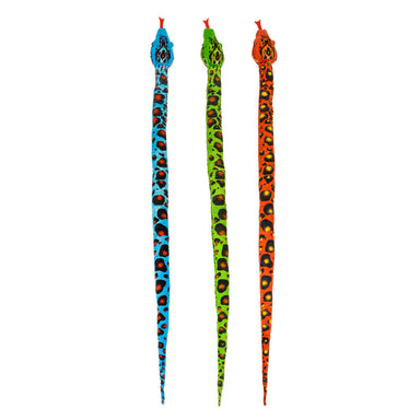 Python 70" Snake (Single) - Green, Orange, or Blue    