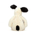 Jellycat Bashful Black and Cream Rufferty Puppy - Medium
