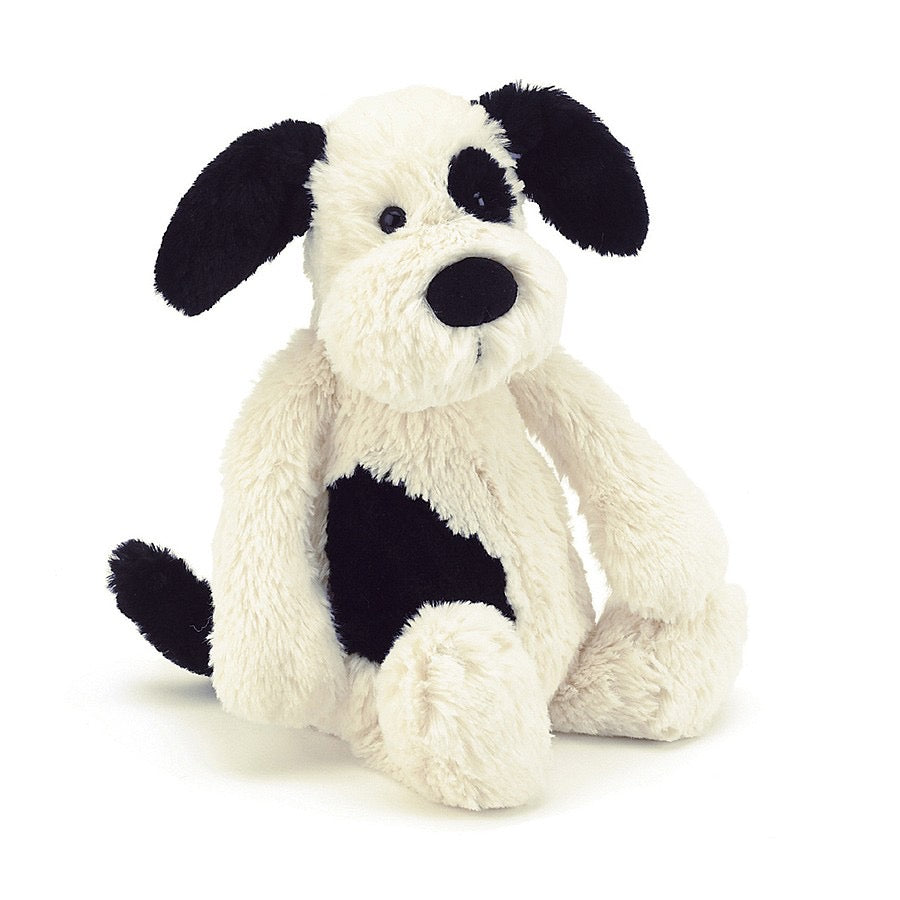 Jellycat Bashful Black and Cream Puppy - Huge    