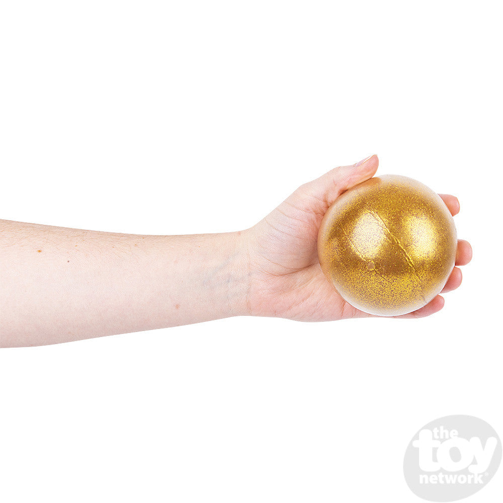 Squish and Stretch Glitter Ball (Single) - Random Color