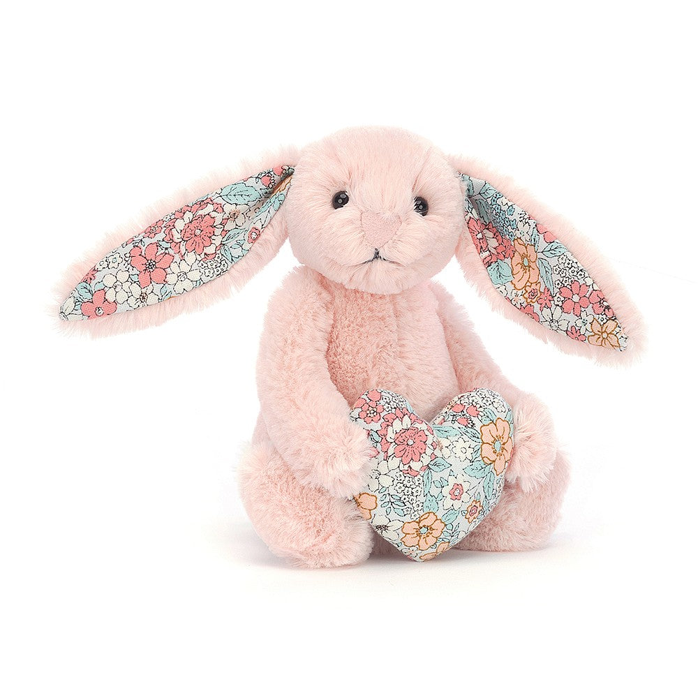 Jellycat Blossom Blush Heart Bunny    