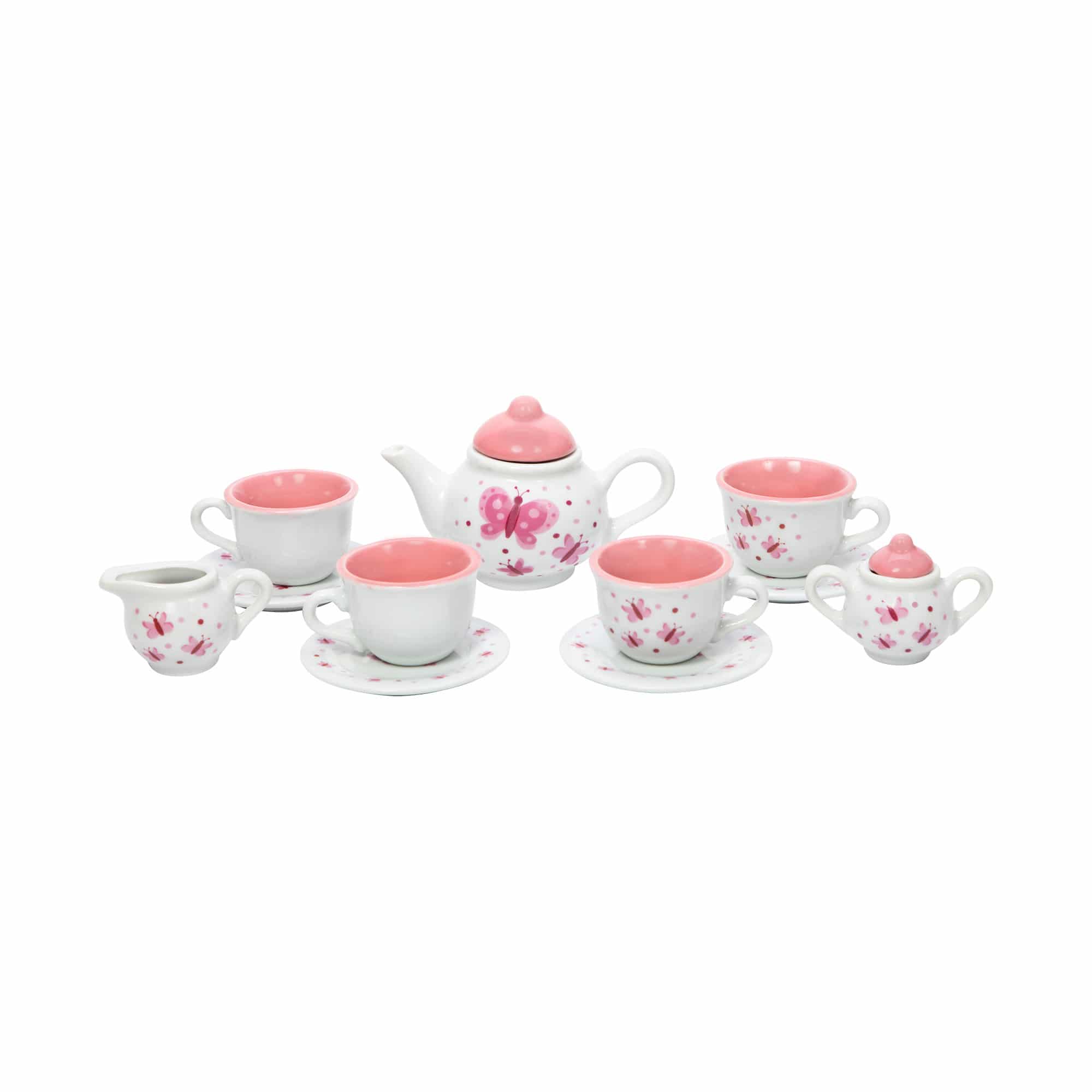 Butterfly Porcelain Tea Set    