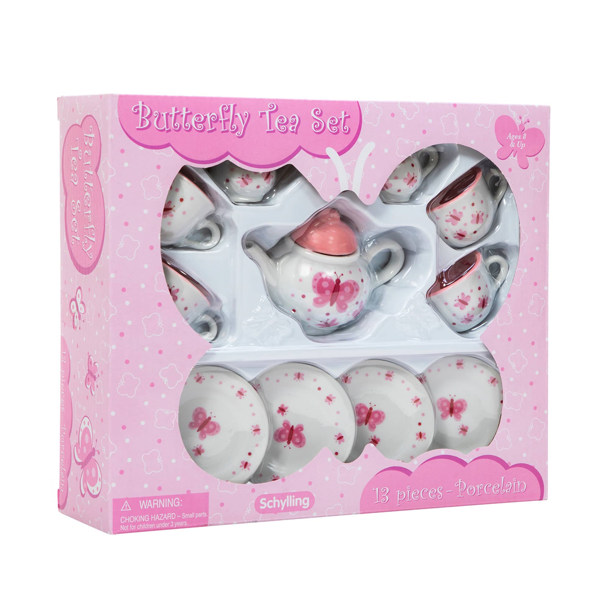 Butterfly Porcelain Tea Set    