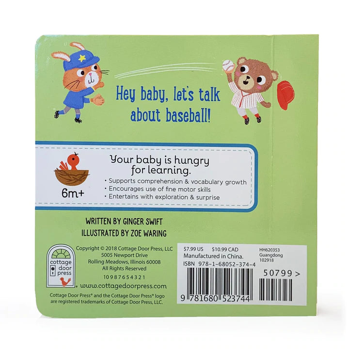 Let's Play Baseball Lift A Flap Book    