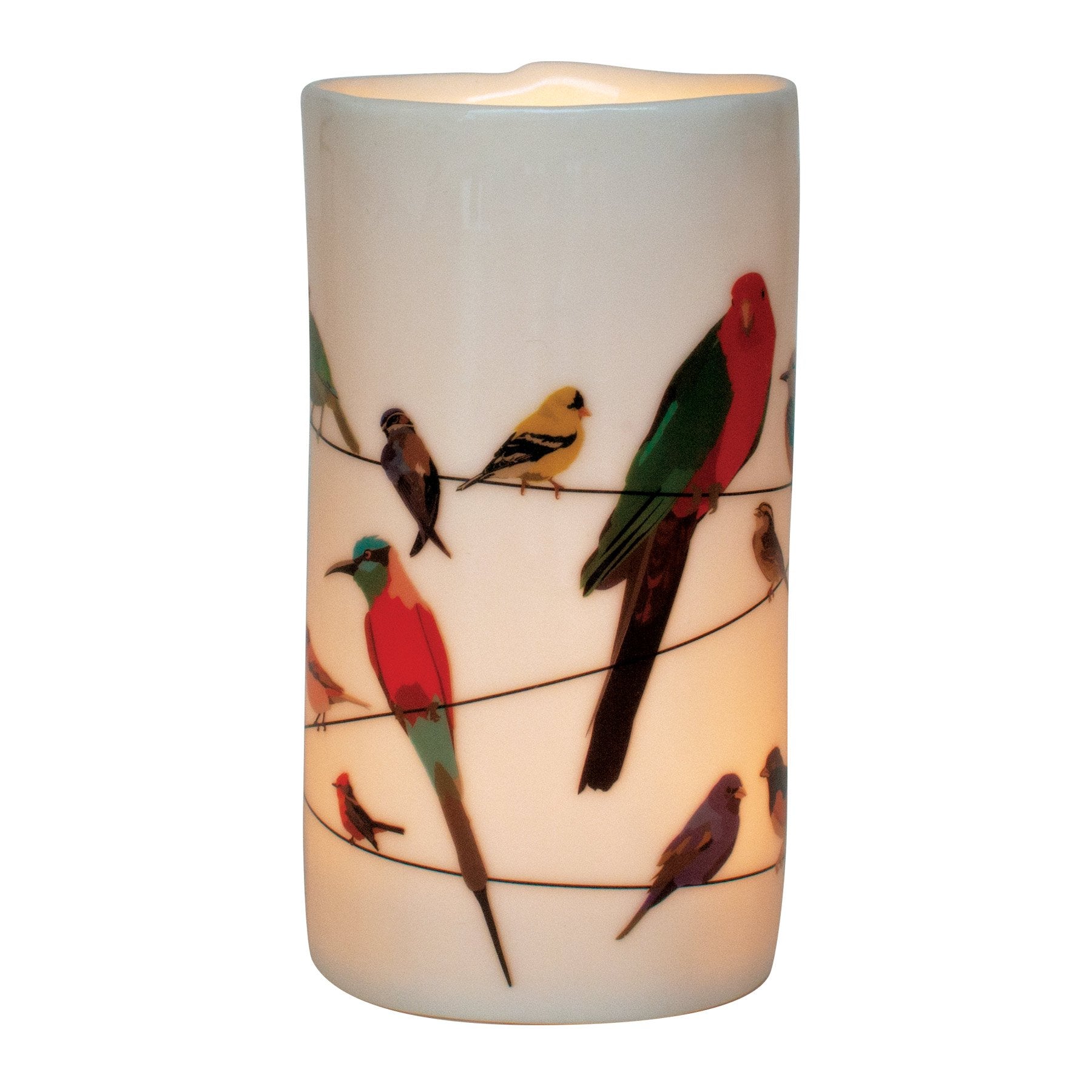 Birds On A Wire - Heat Transforming Tea Light Holder    