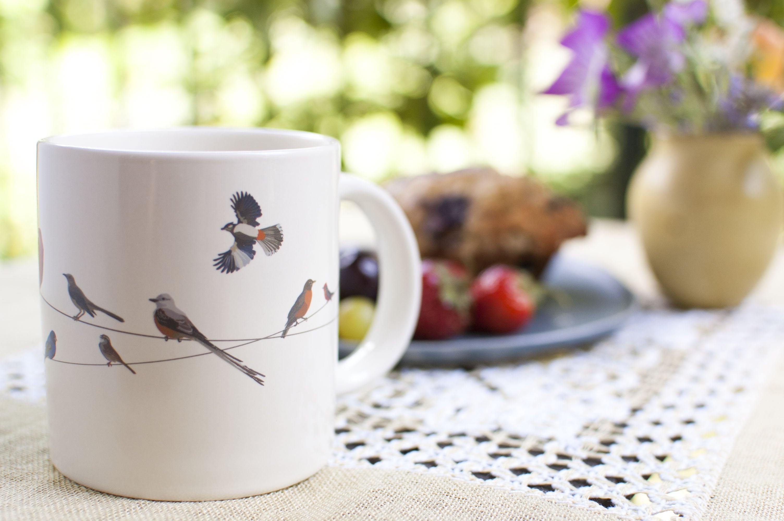 Birds On A Wire - Color Changing Mug    