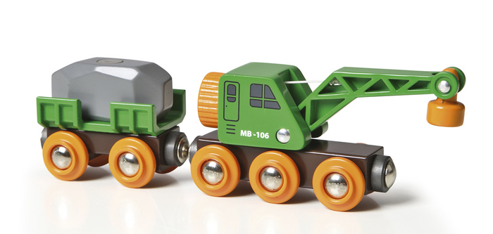 Brio Clever Crane Wagon    