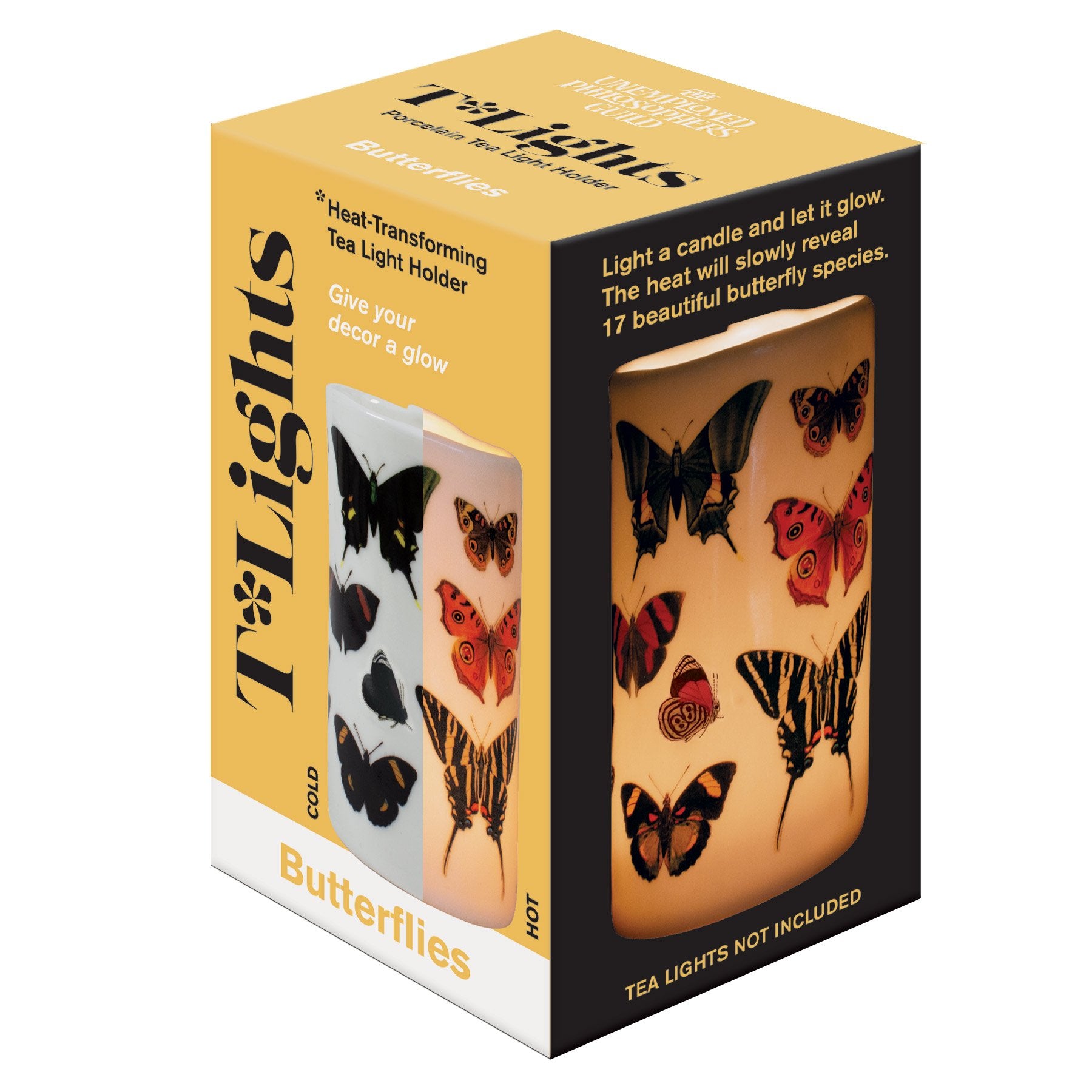 Butterflies - Heat Transforming Tea Light Holder    