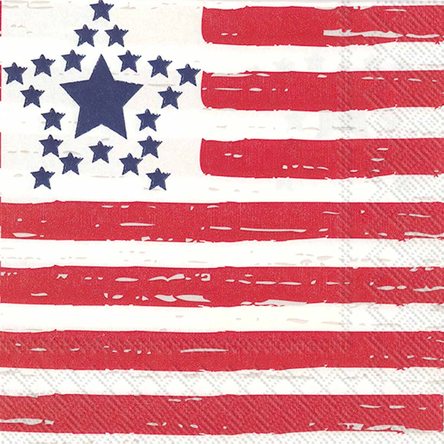 Distressed Flag Cocktail Napkins    