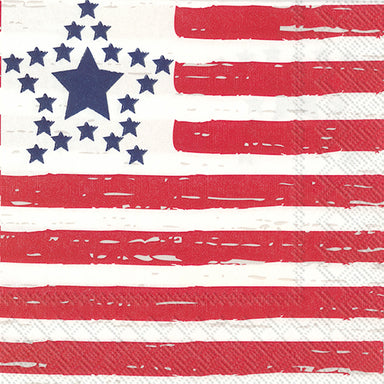 Distressed Flag Cocktail Napkins    