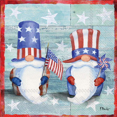 Freedom Gnomes Cocktail Napkins    