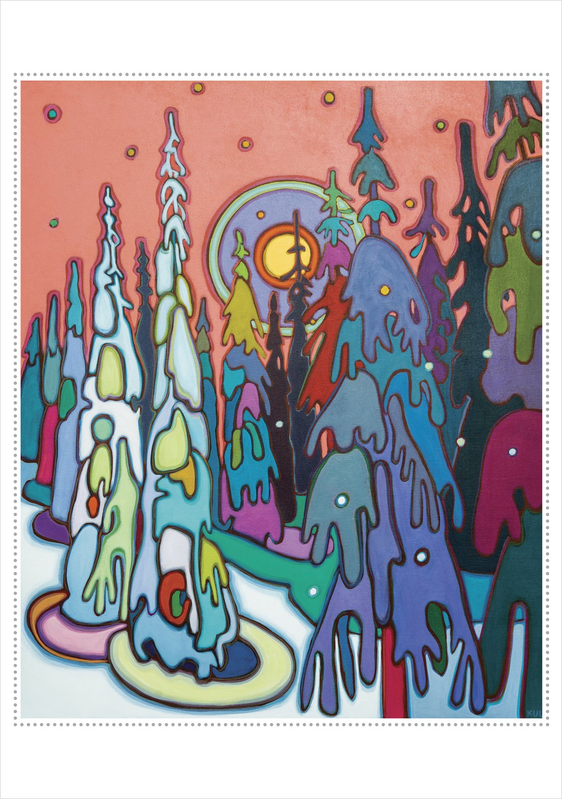 Darlene Kulig Snow Ghosts - Boxed Christmas Cards    