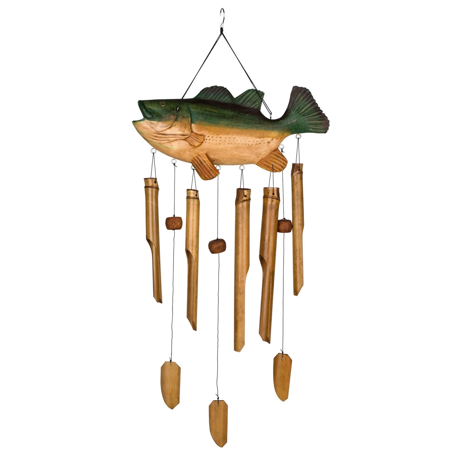 Bass Fish Bamboo Chime    