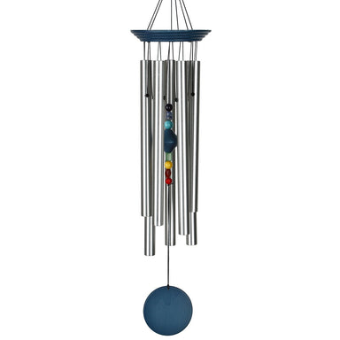 Chakra Chime - Large Blue Seven Stones    