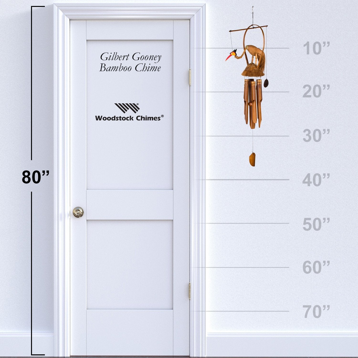 Gilbert Gooney Bird Bamboo Chime    
