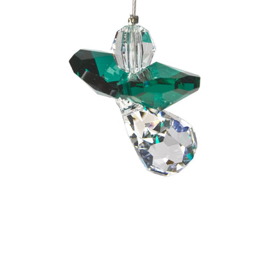 Crystal Guardian Angel - Emerald    