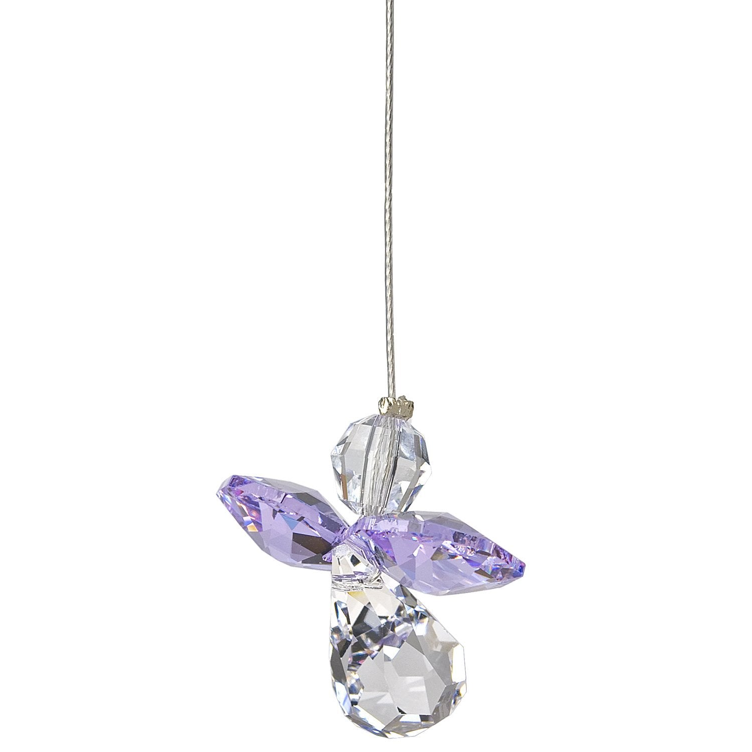 Crystal Guardian Angel - Light Amethyst    