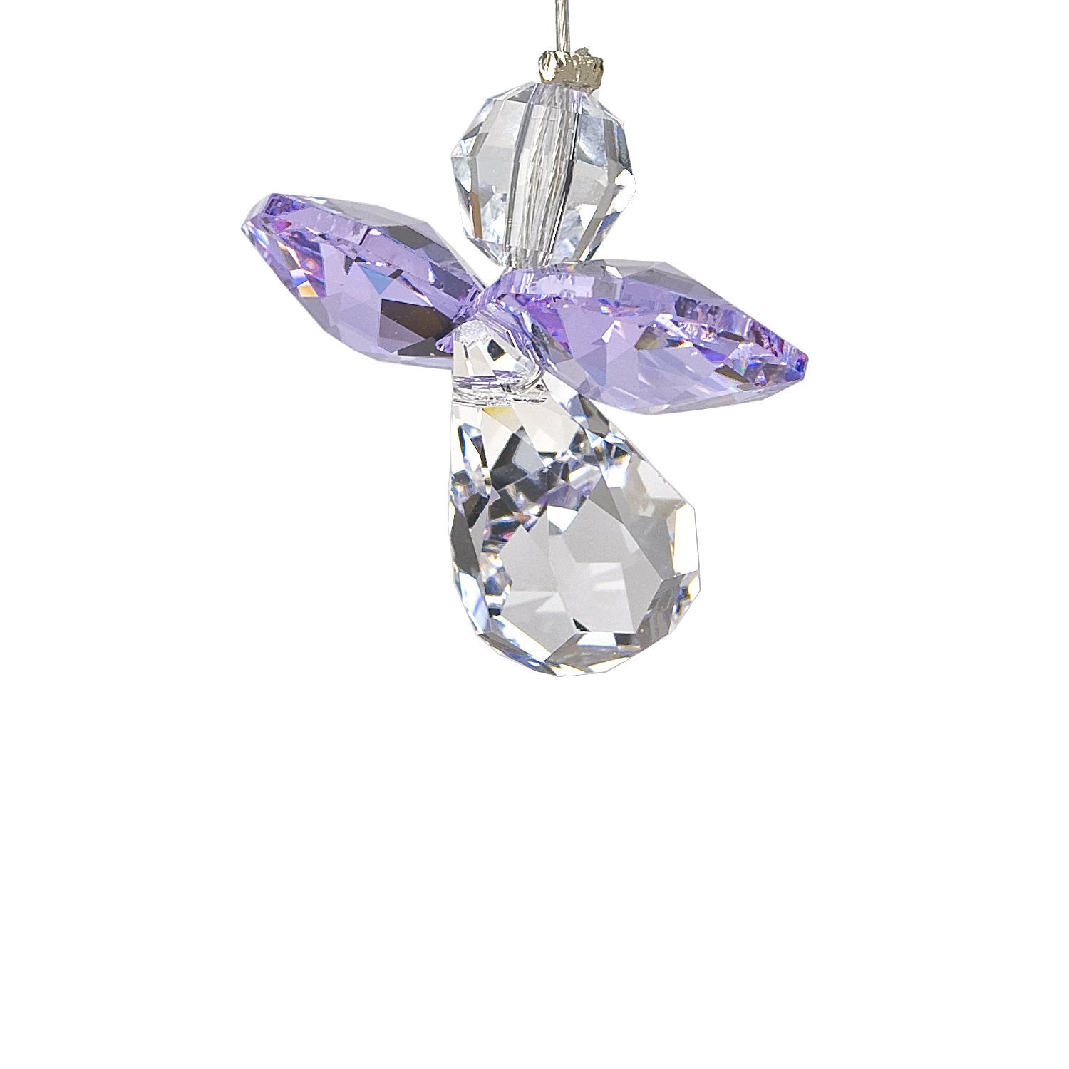 Crystal Guardian Angel - Light Amethyst    
