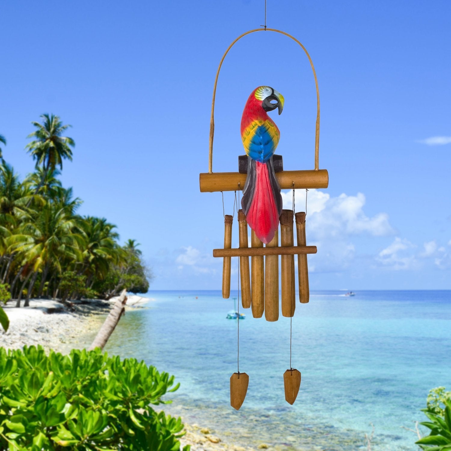 Parrot Bamboo Chime    