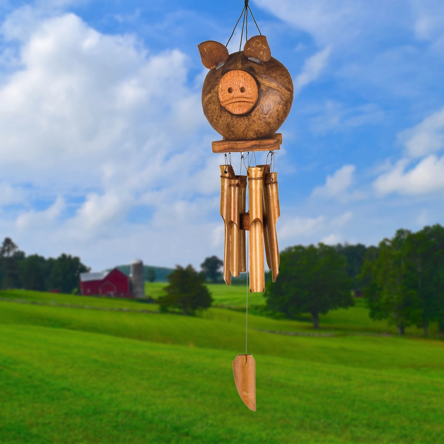 Coco Pig Bamboo Chime    