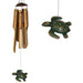 Half Coconut Bamboo Sea Turtle Chime    