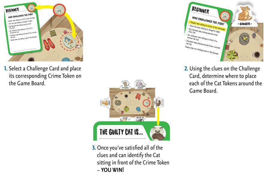 Cat Crimes Logic Game    