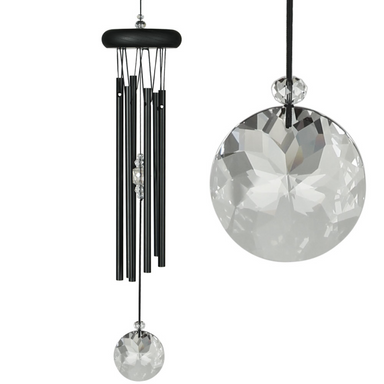 Crystal Meditation Chime - Black    