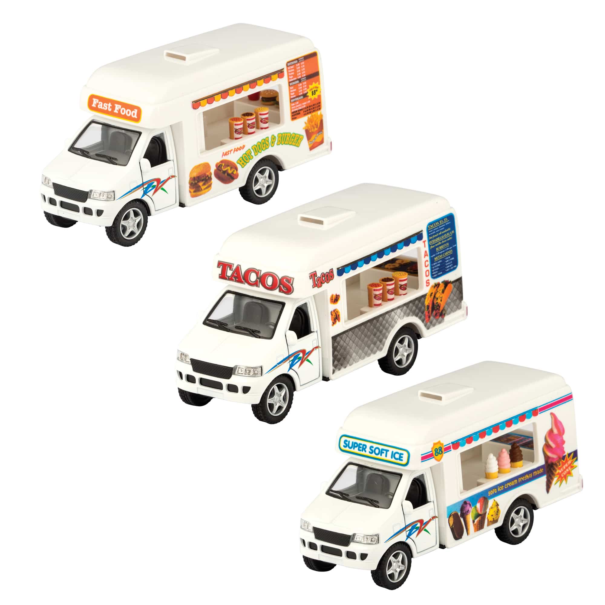 Diecast Food Truck (Single) - Assorted Styles    