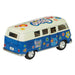 Diecast '62 VW Classic Peace & Love Bus (Single) - Random Color