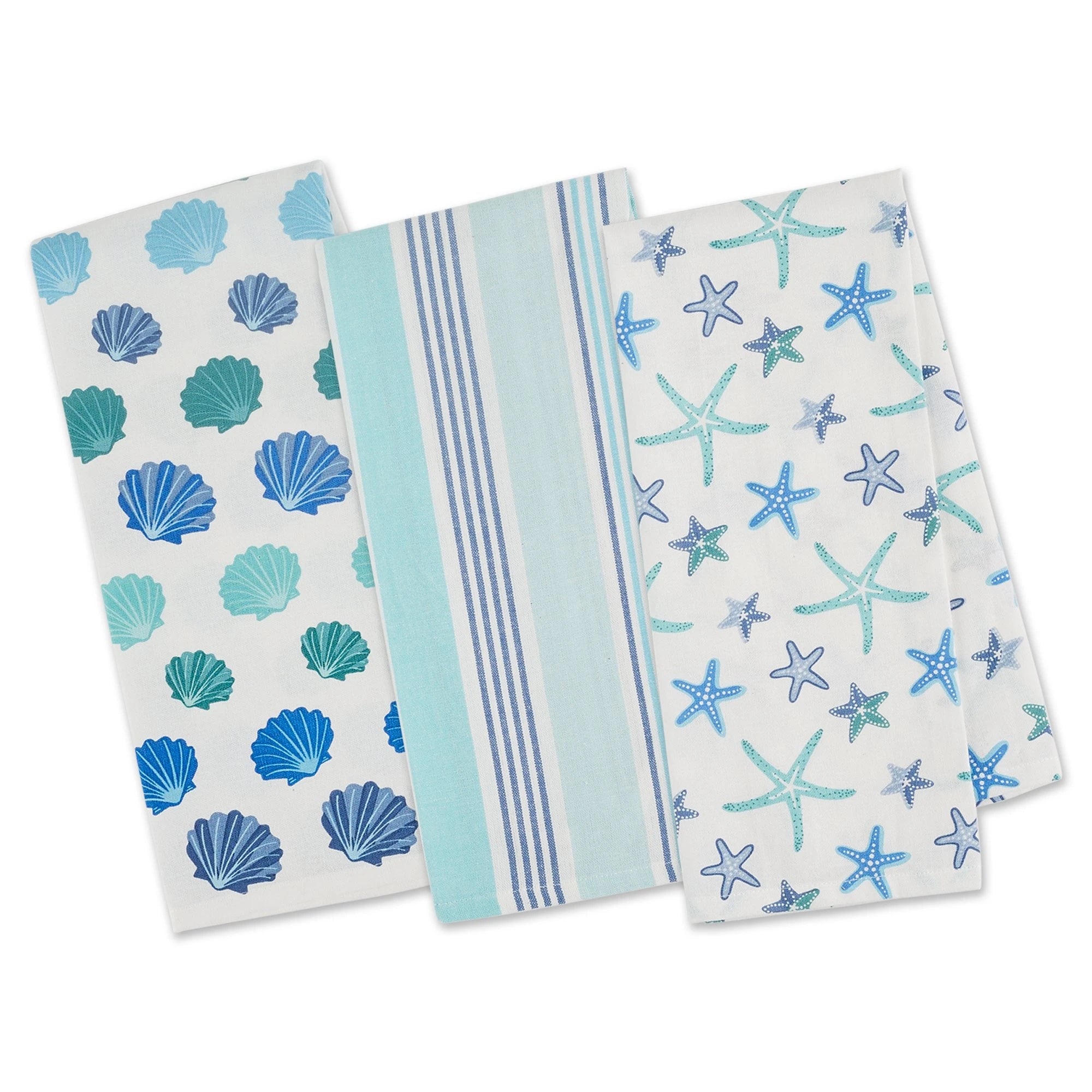 Beach Comber - Set of 3 Assorted Dishtowels    