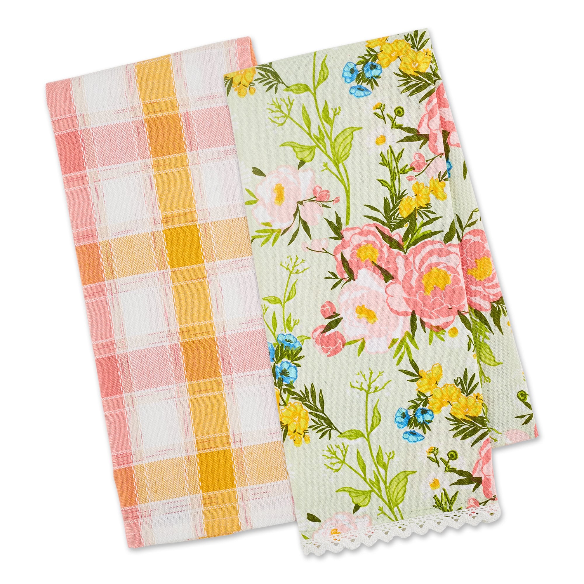 Spring Bouquet Set of 2 Dishtowels    