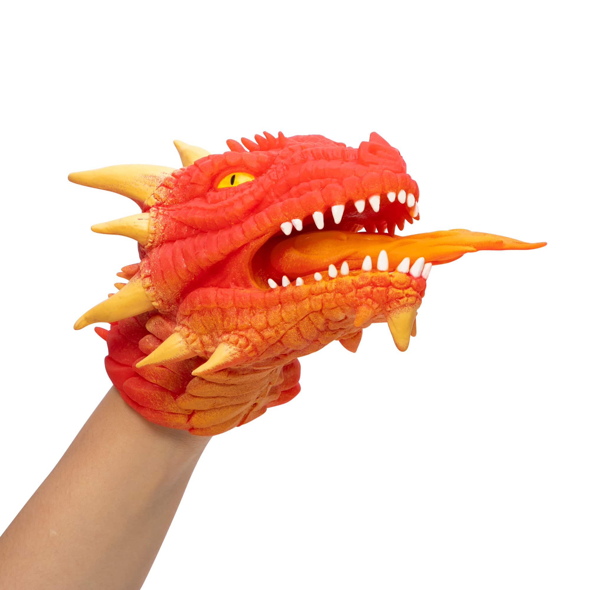 Fire Breathing Dragon Hand Puppet - Red, Green, or Blue    
