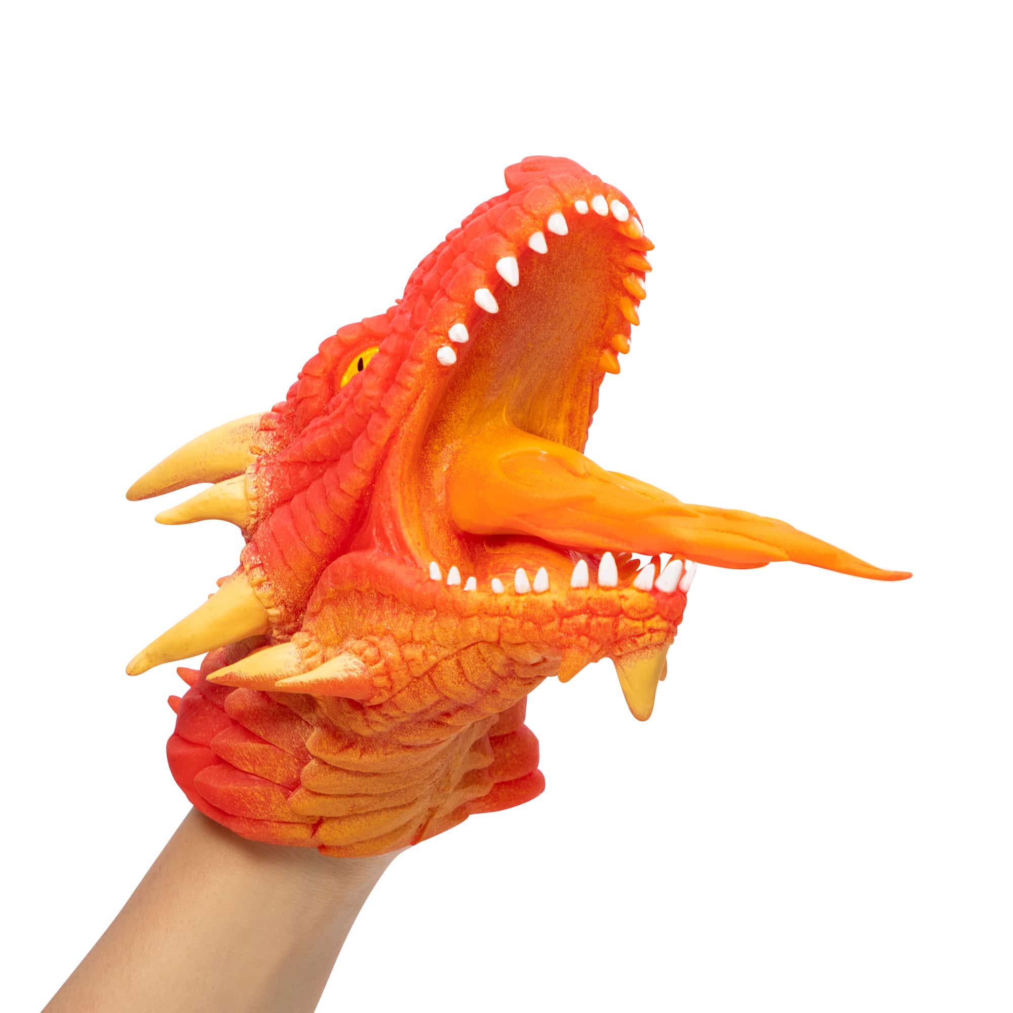 Fire Breathing Dragon Hand Puppet - Red, Green, or Blue    
