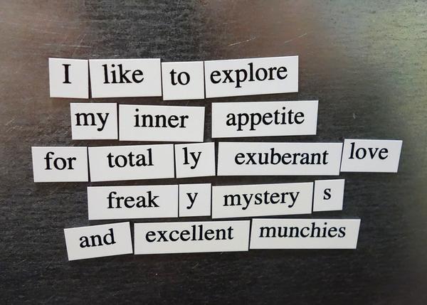 Magnetic Poetry - Stoner Poet    