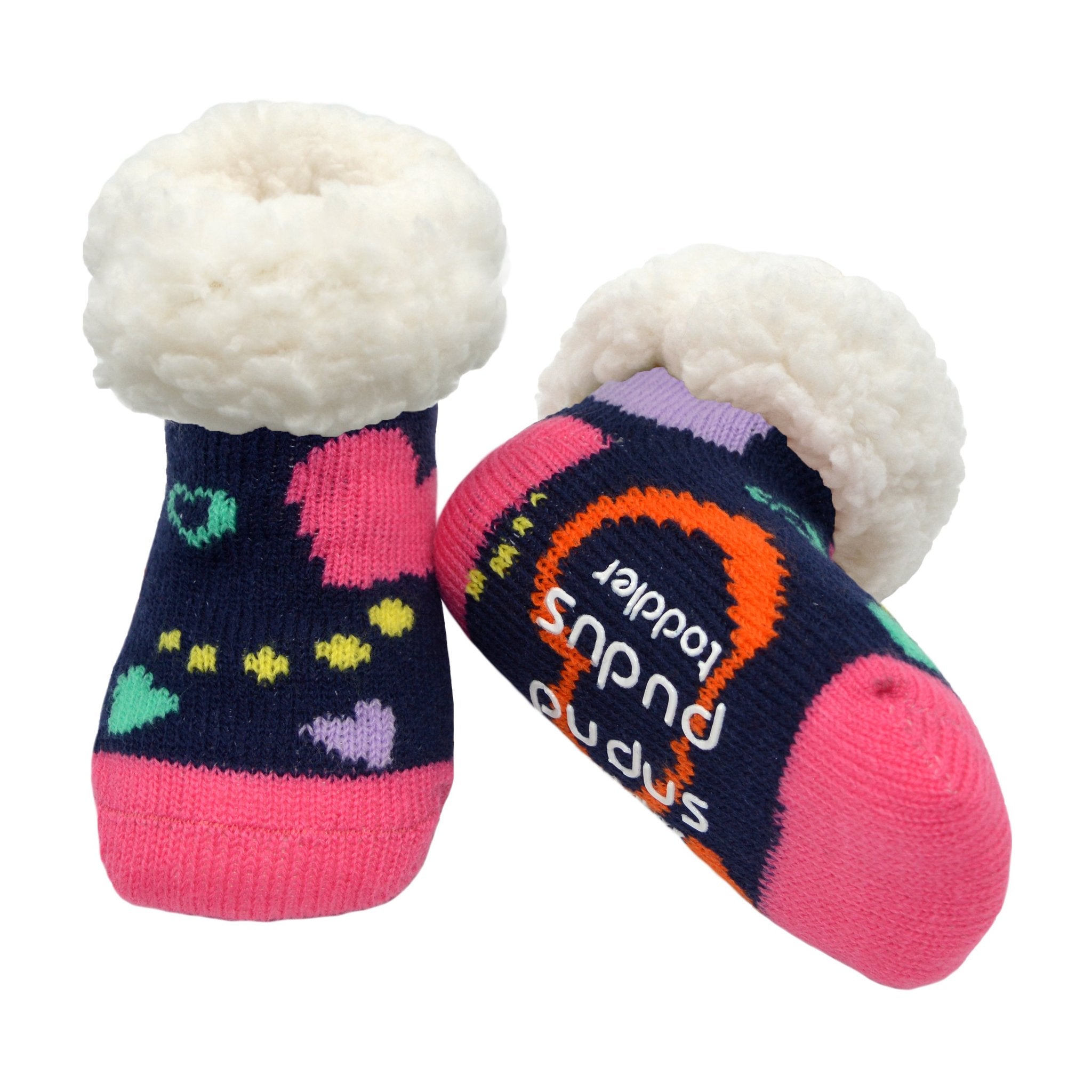 Navy Hearts - Toddler Size Pudus    
