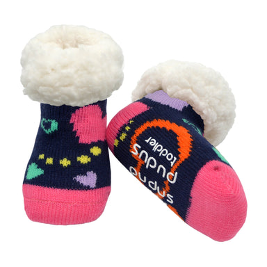Navy Hearts - Toddler Size Pudus    