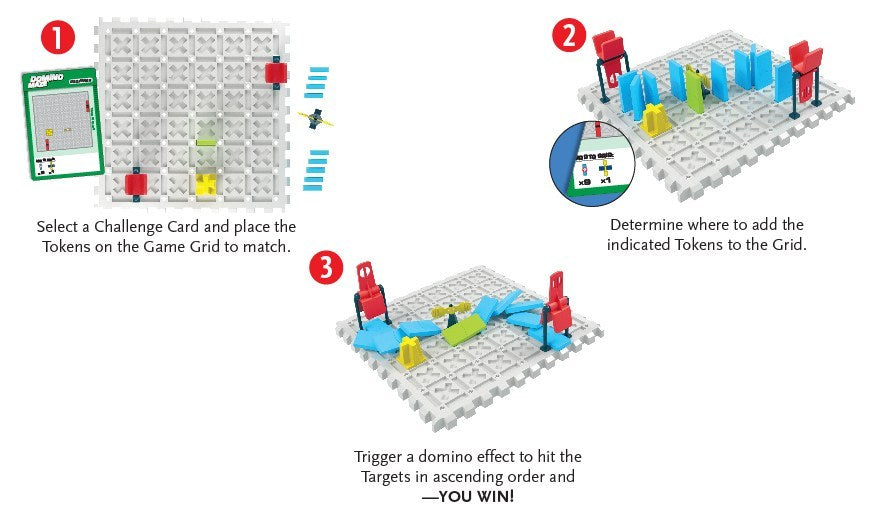 Domino Maze - Chain Reaction Logic Puzzle    