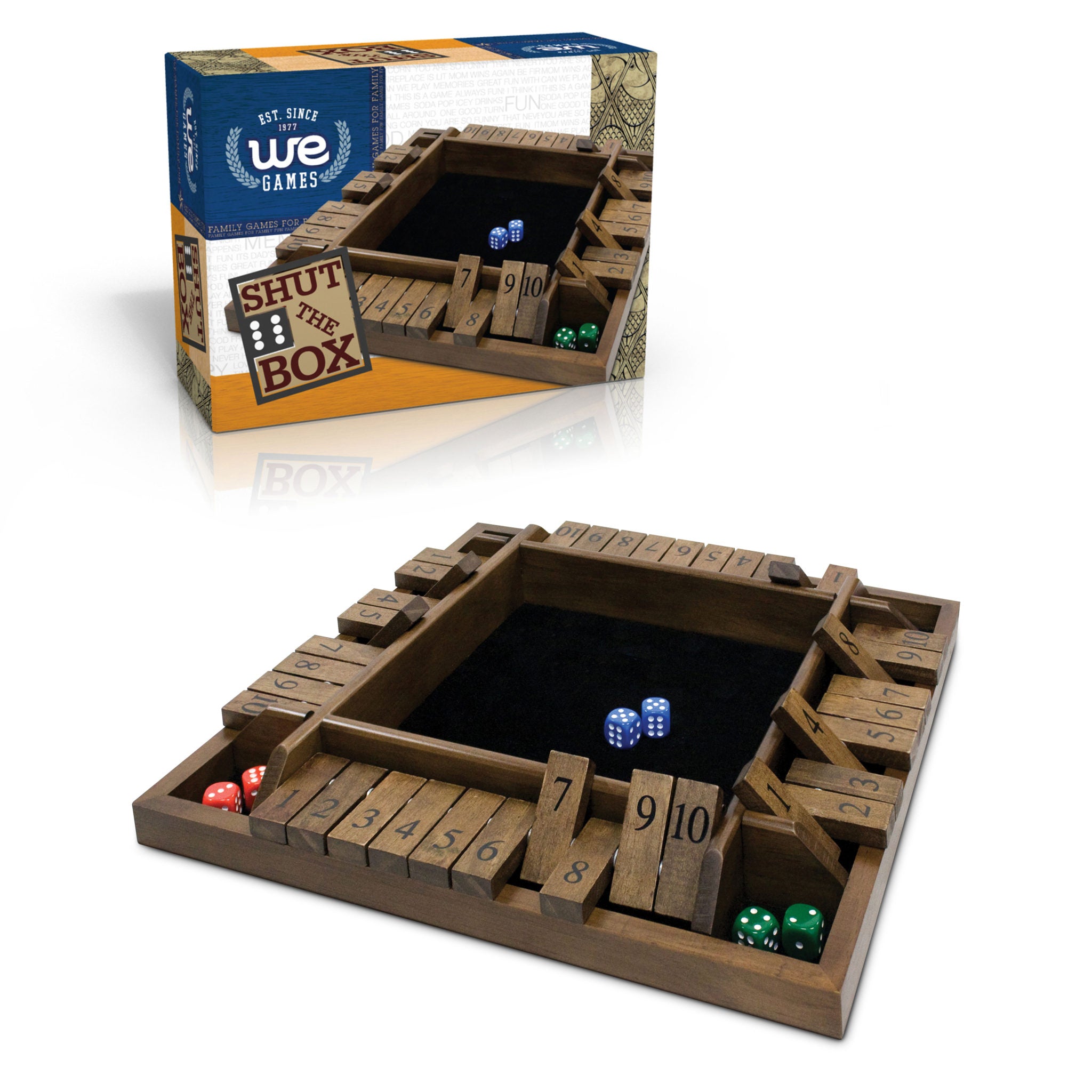 4 Player Shut The Box - Small Version    