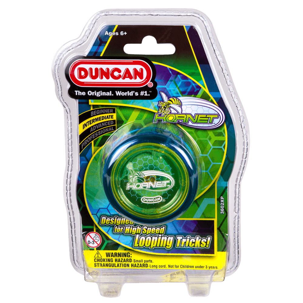 Duncan Hornet - Blue/Yellow, Clear/Red, Green/White or Orange/Black    