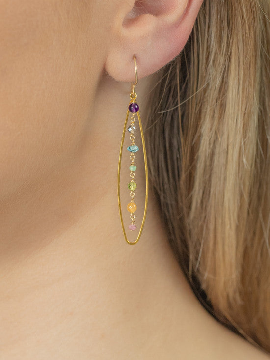 Holly Yashi Aura Earrings - Rainbow    