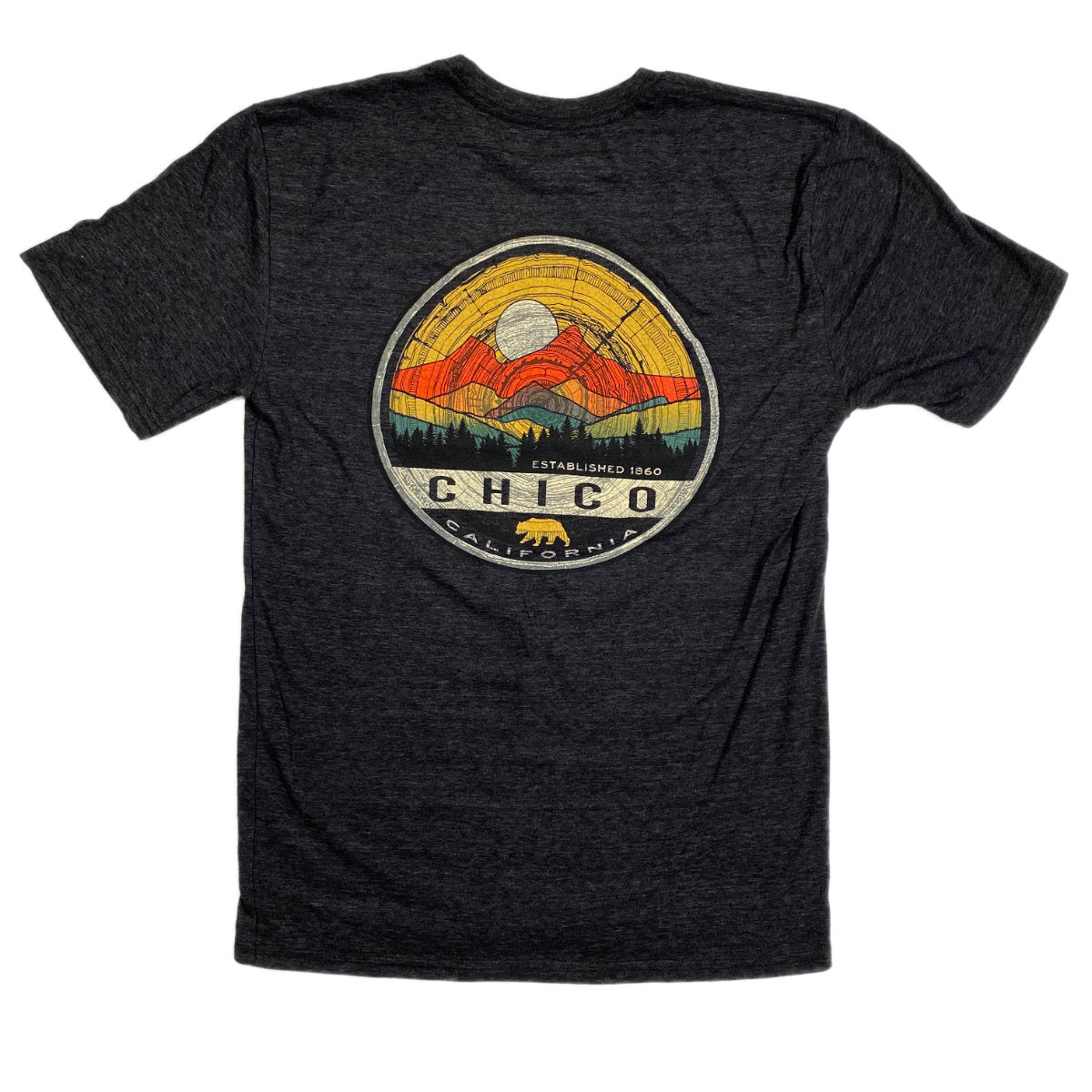 Epoch Mountain Tri Blend Chico T-shirt Black XS 3263680.6