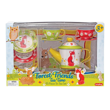 Forest Friends Tin Tea Set    
